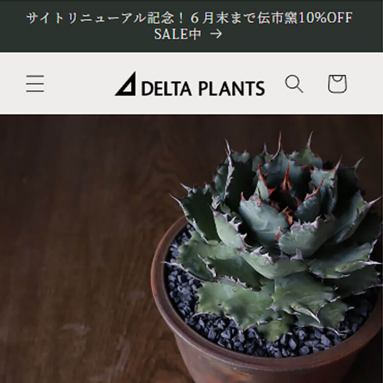 DELTA PLANTS オンラインショップ